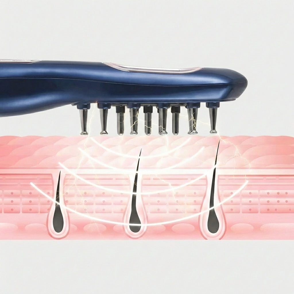 Pure Scalp Massager with Liquid Application